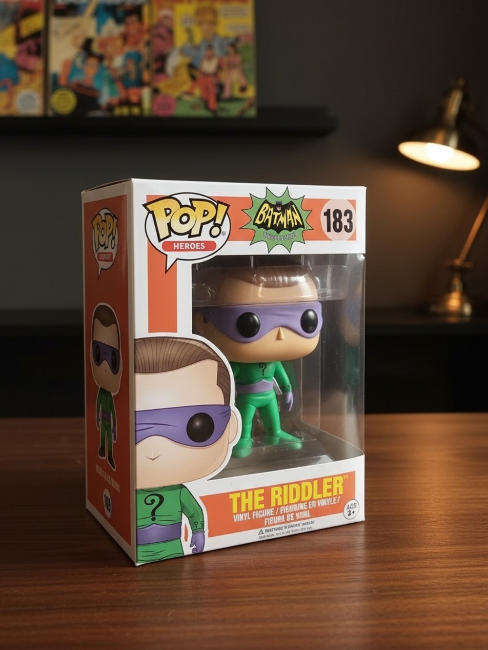 Funko POP! Heroes The Riddler #183 - Green & Purple